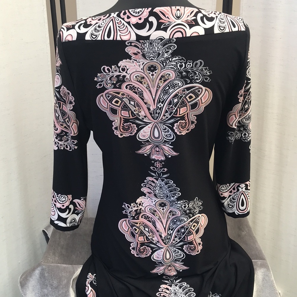 Dress by Scarlett Black / Pink  Size 8 Length 36 inches and across chest 18 in - Picture 2 of 6